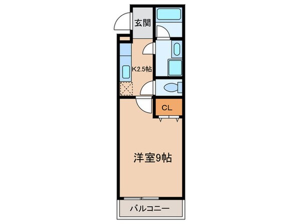 ワイズクレスト久米田の物件間取画像